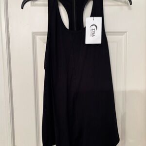 ZYIA Black Tank Top Sleeveless Loose Fit